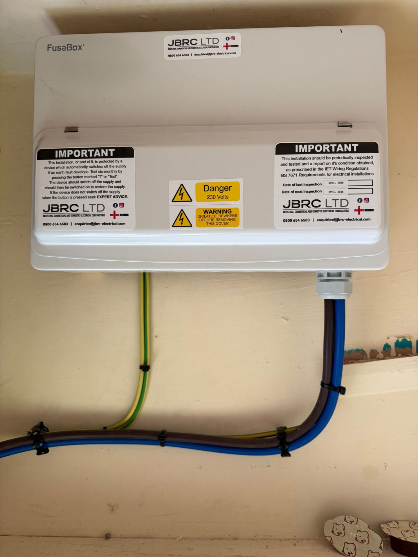 JBRC Ltd electrical project jbrc-192